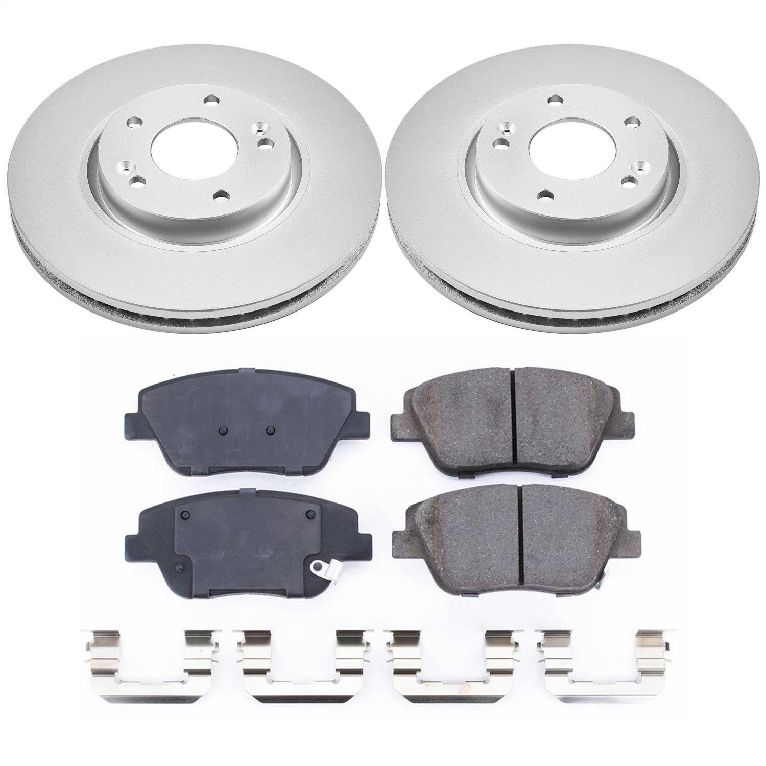 Power Stop - CRK5377 - Front - Disc Brake Pad and Rotor Kit