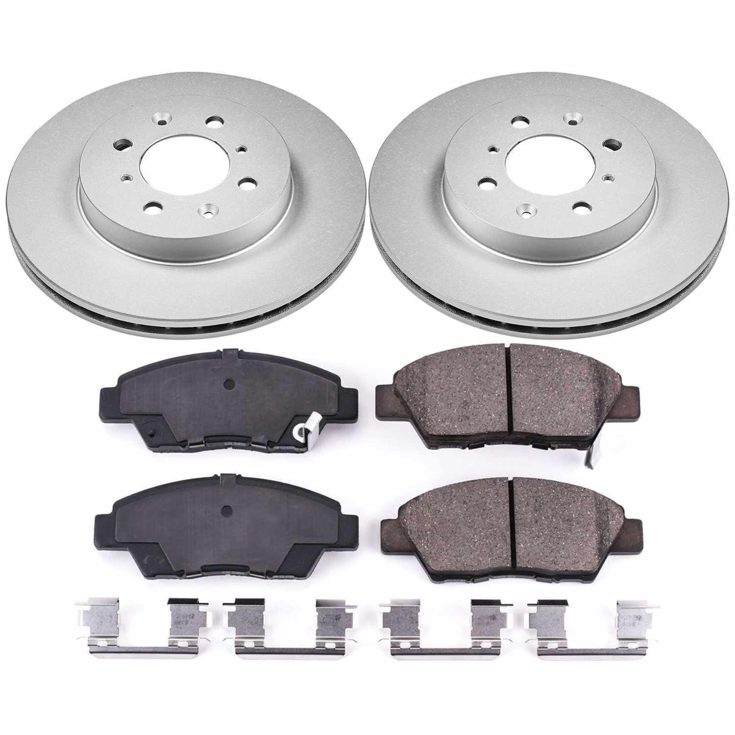 Power Stop - CRK5382 - Front - Disc Brake Pad and Rotor Kit