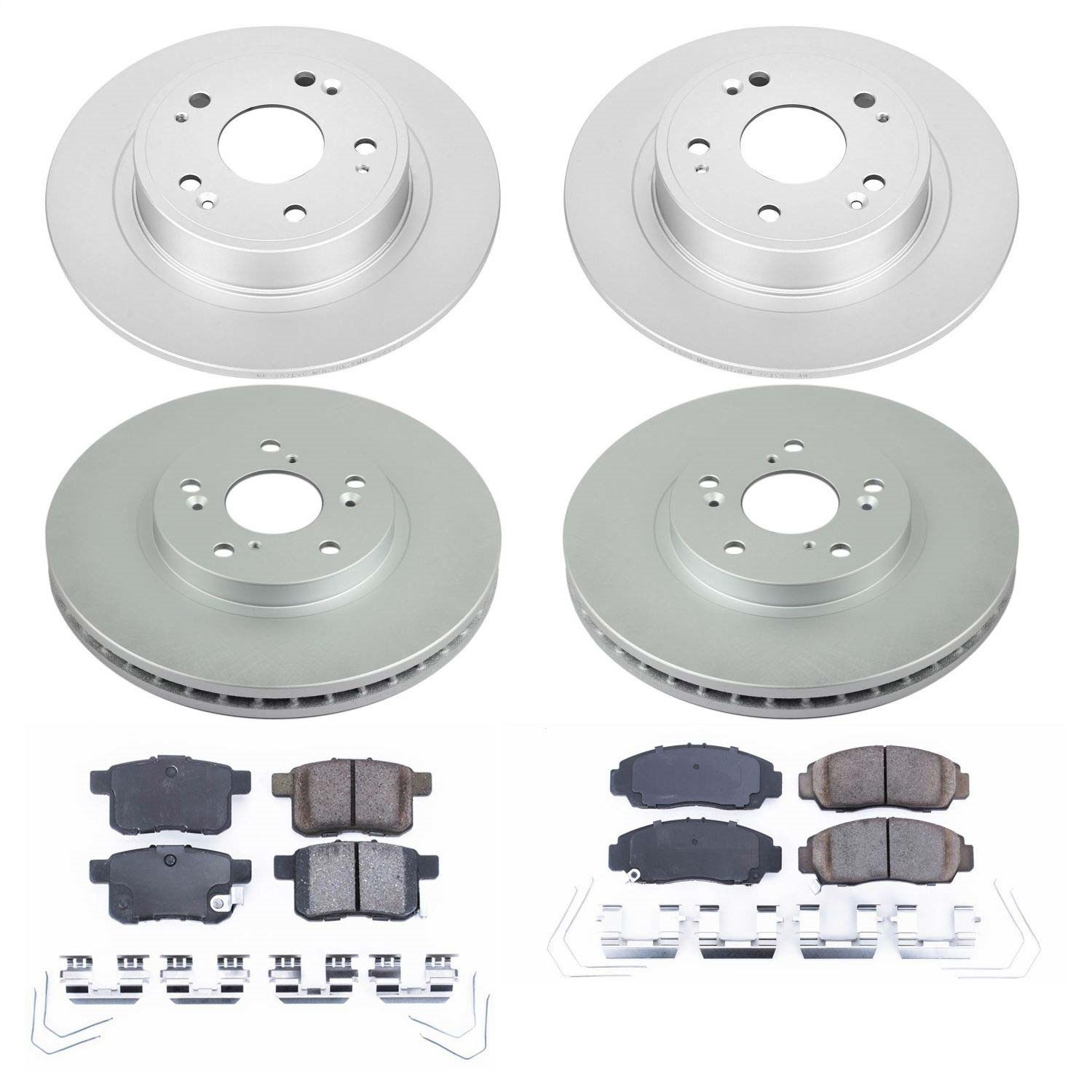 Power Stop - CRK5391 - Front and Rear - Disc Brake Pad and Rotor Kit
