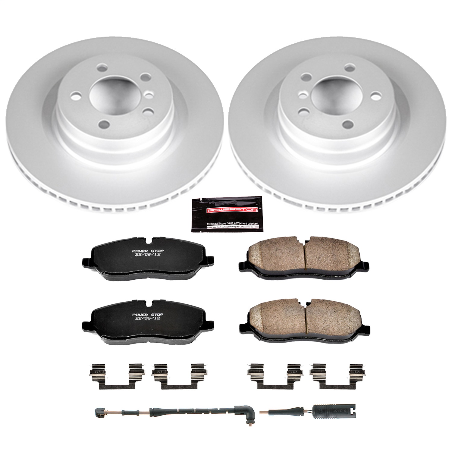 Power Stop - CRK5419 - Front - Disc Brake Pad and Rotor Kit