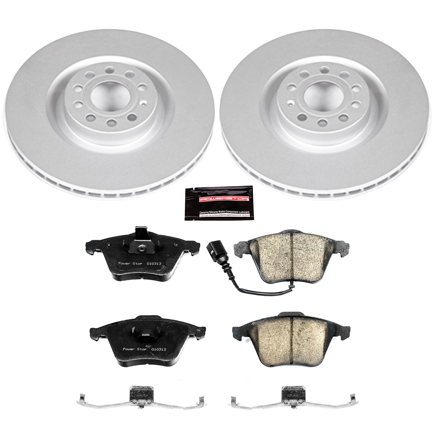 Power Stop - CRK5425 - Front - Disc Brake Pad and Rotor Kit