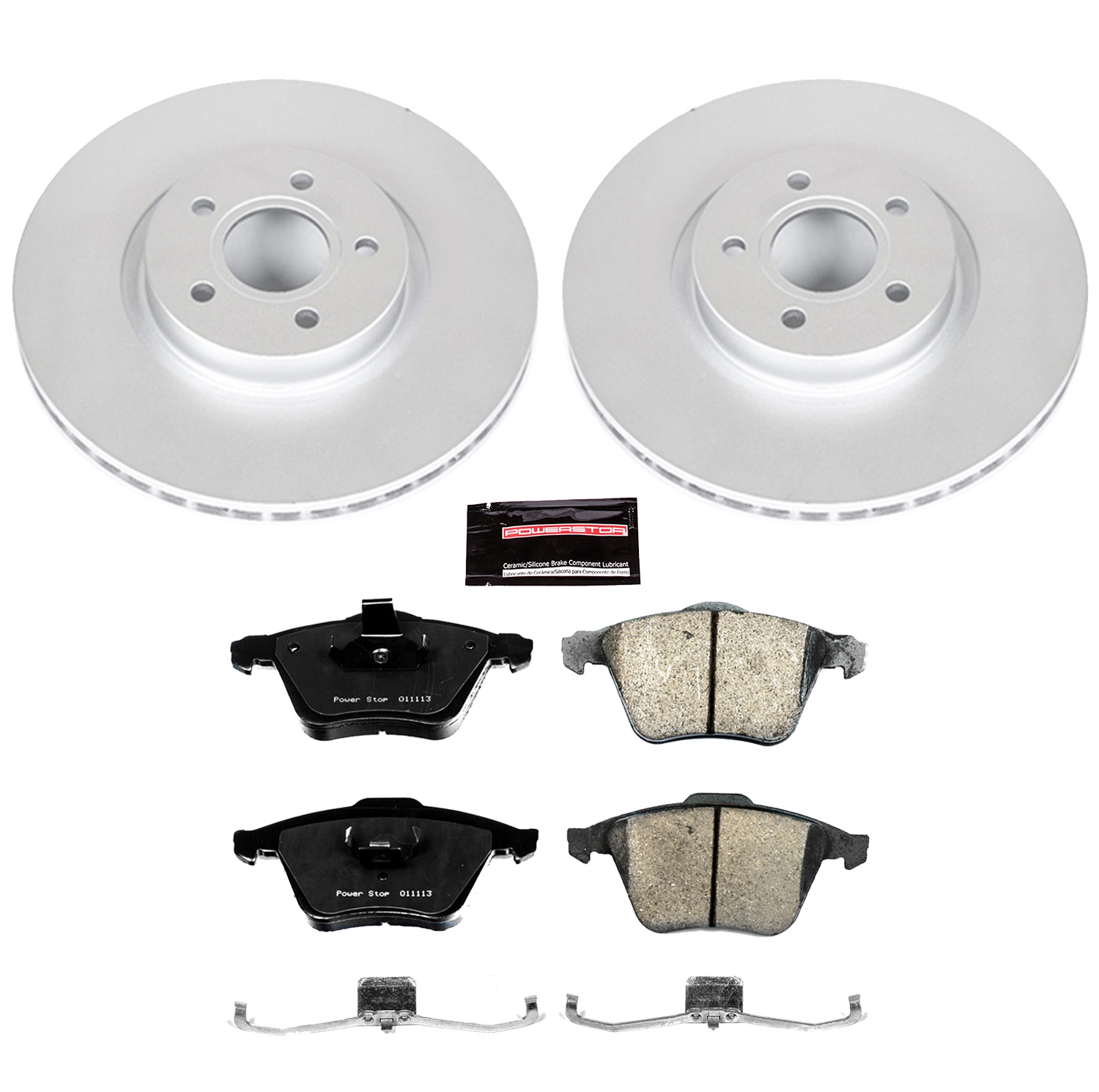 Power Stop - CRK5430 - Front - Disc Brake Pad and Rotor Kit