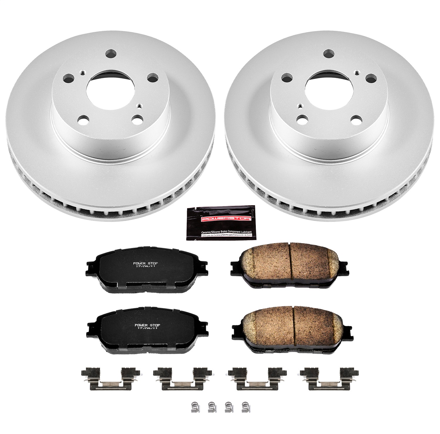 Power Stop - CRK5431 - Front - Disc Brake Pad and Rotor Kit