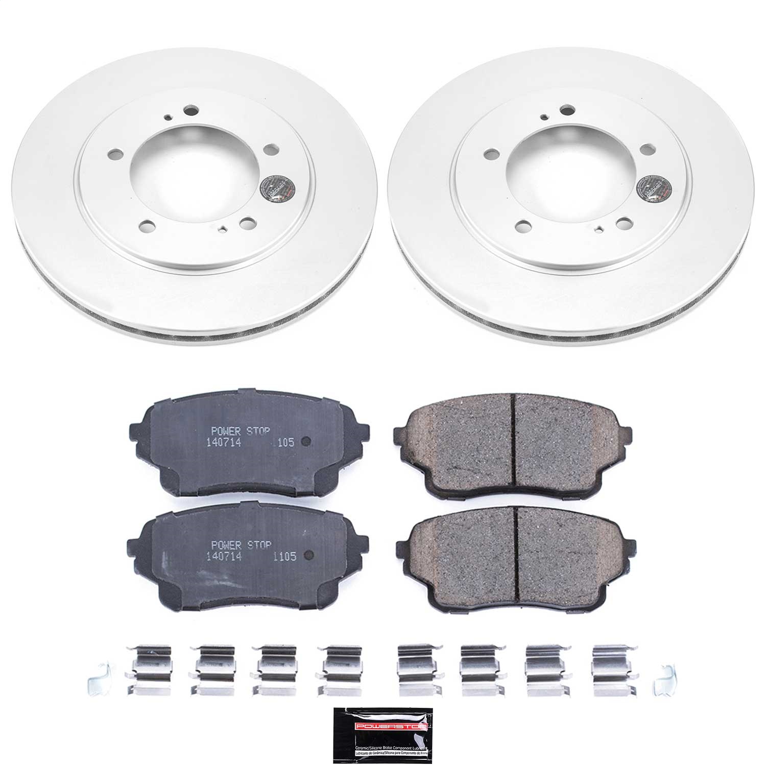 Power Stop - CRK5437 - Front - Disc Brake Pad and Rotor Kit
