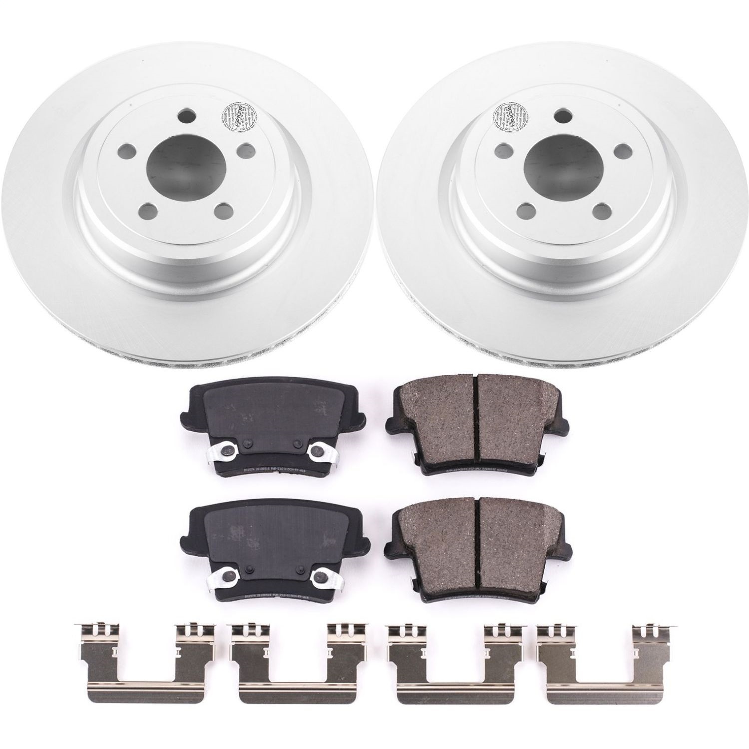 Power Stop - CRK5486 - Rear - Disc Brake Pad and Rotor Kit