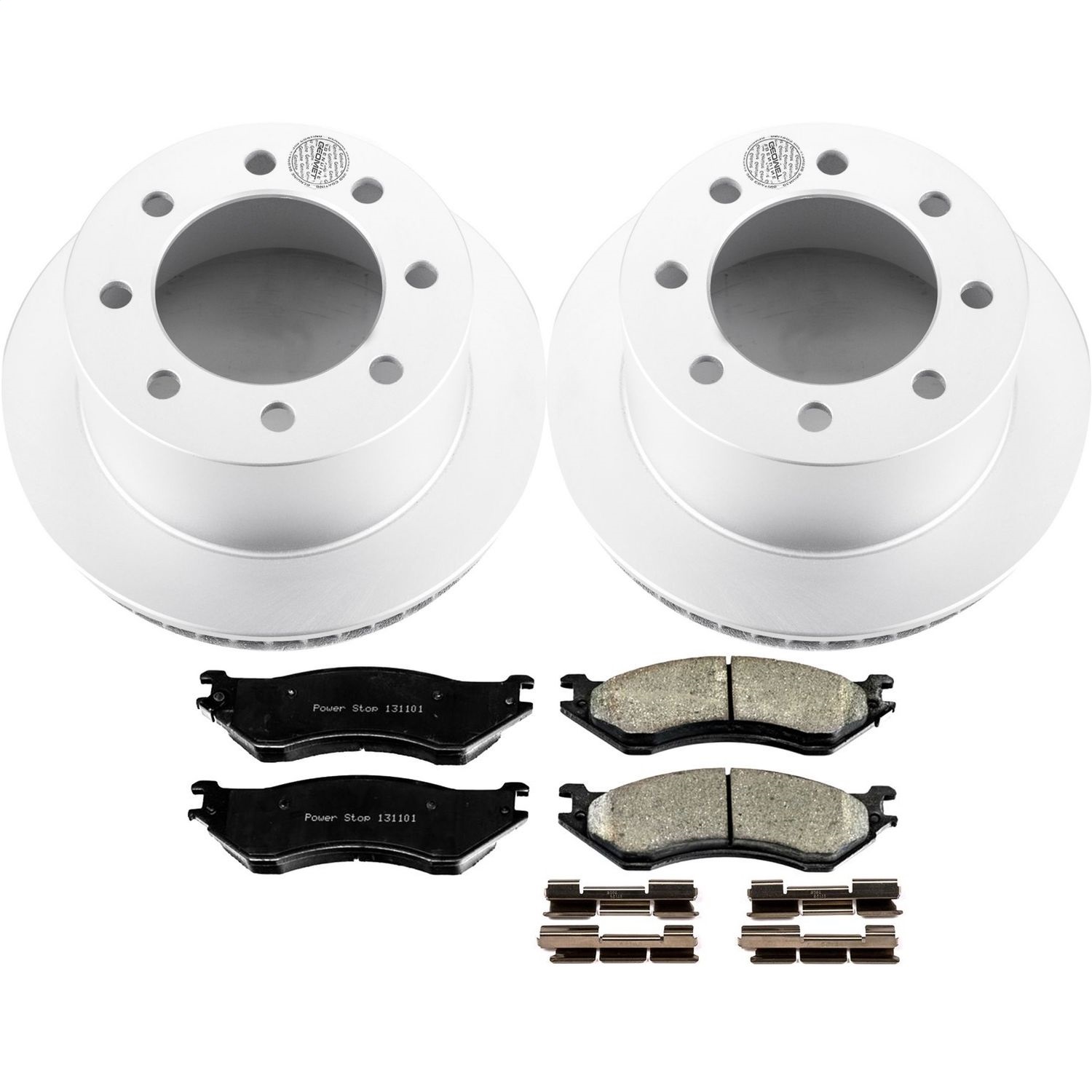 Power Stop - CRK5489 - Rear - Disc Brake Pad and Rotor Kit
