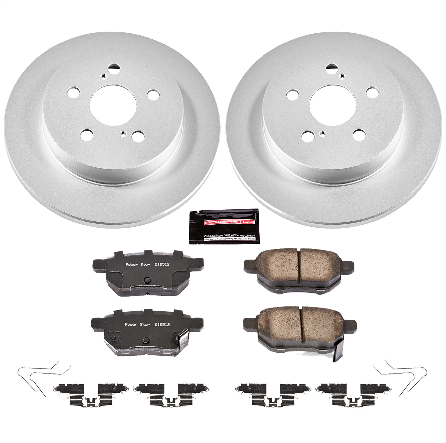 Power Stop - CRK5503 - Rear - Disc Brake Pad and Rotor Kit