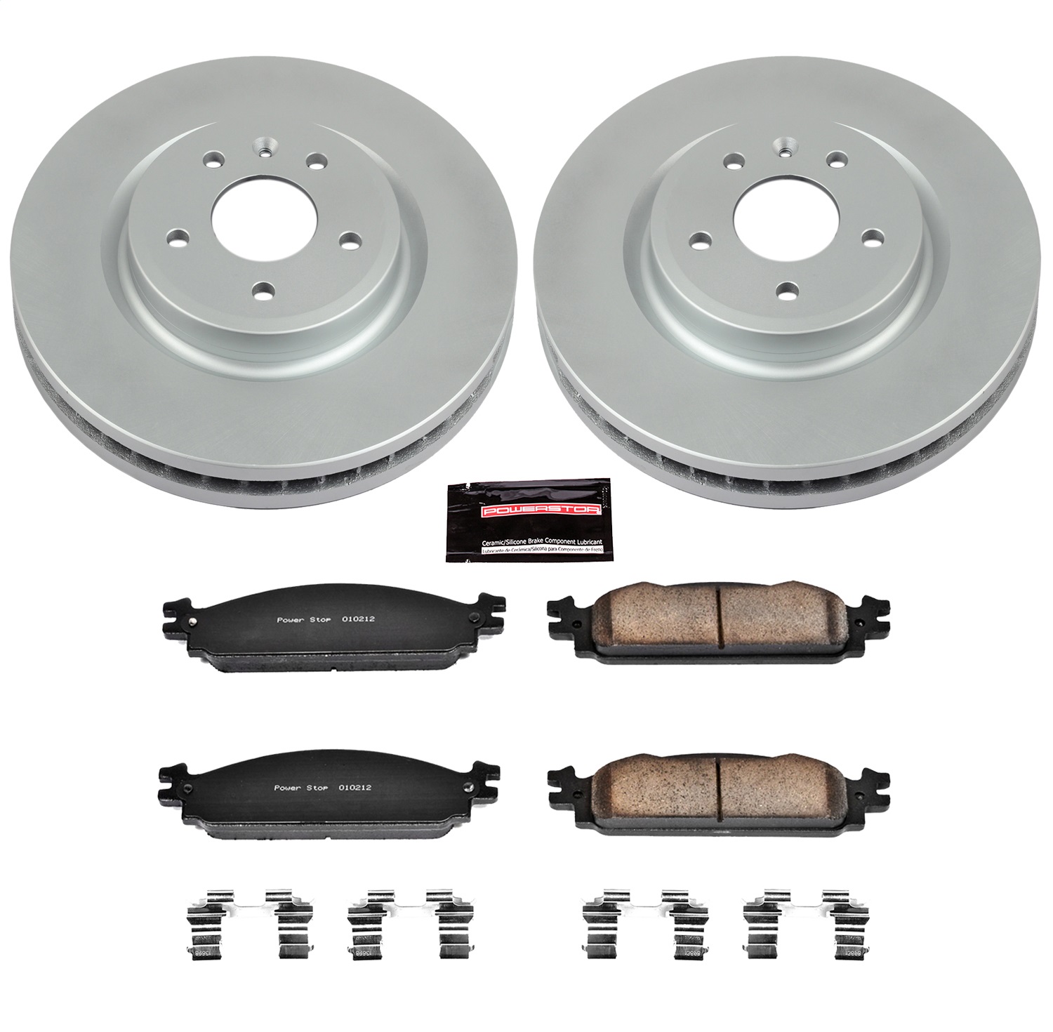 Power Stop - CRK5509 - Front - Disc Brake Pad and Rotor Kit