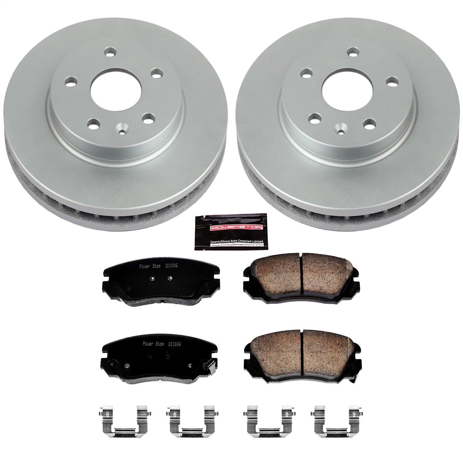 Power Stop - CRK5522 - Front - Disc Brake Pad and Rotor Kit