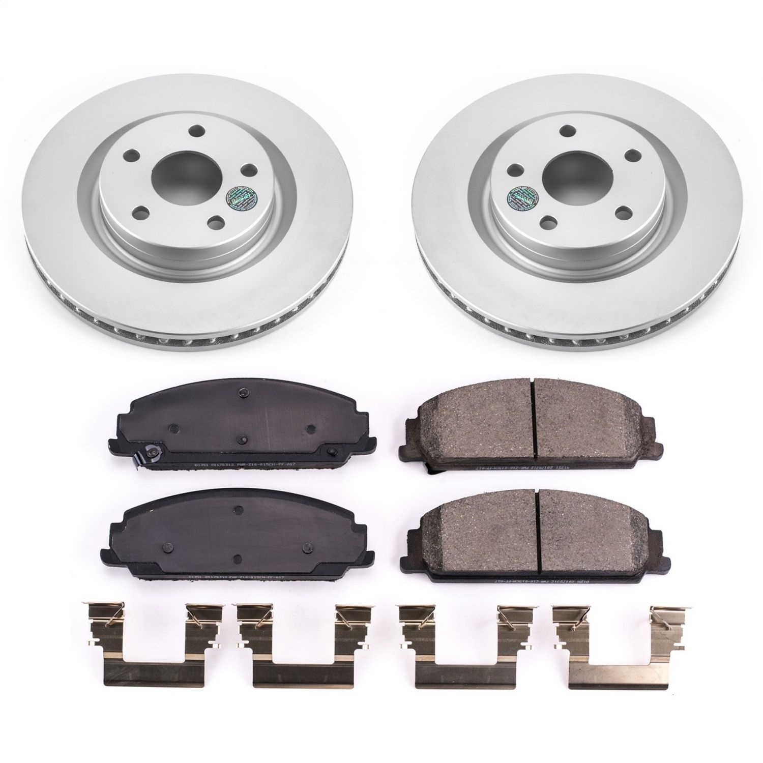 Power Stop - CRK5529 - Front - Disc Brake Pad and Rotor Kit
