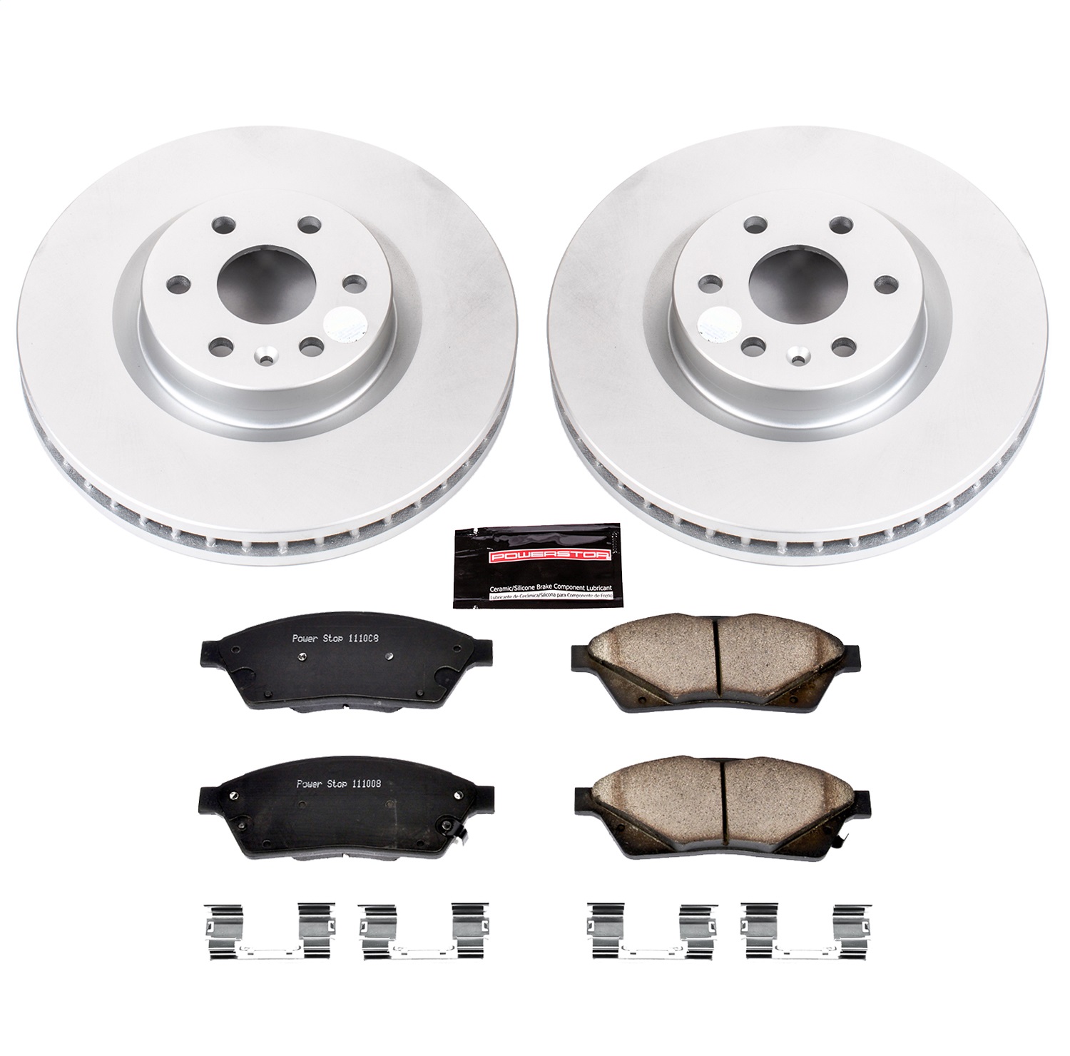 Power Stop - CRK5545 - Front - Disc Brake Pad and Rotor Kit