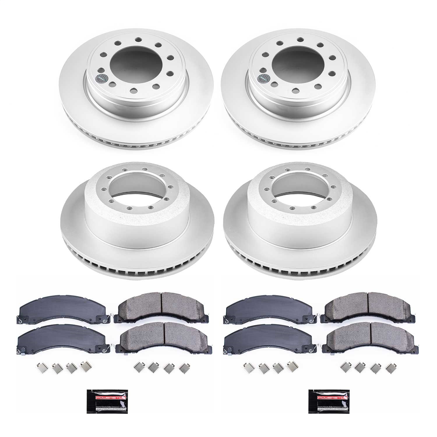 Power Stop - CRK5568 - Front and Rear - Disc Brake Pad and Rotor Kit