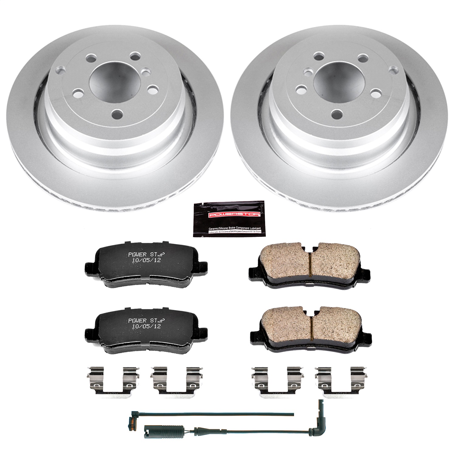 Power Stop - CRK5624 - Rear - Disc Brake Pad and Rotor Kit