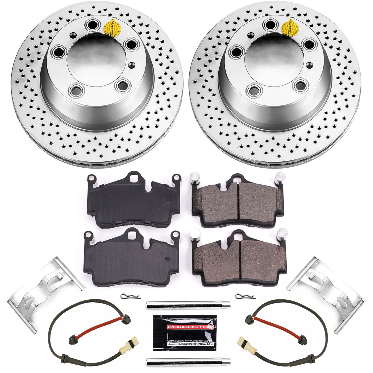 Power Stop - CRK5633 - Rear - Disc Brake Pad and Rotor Kit