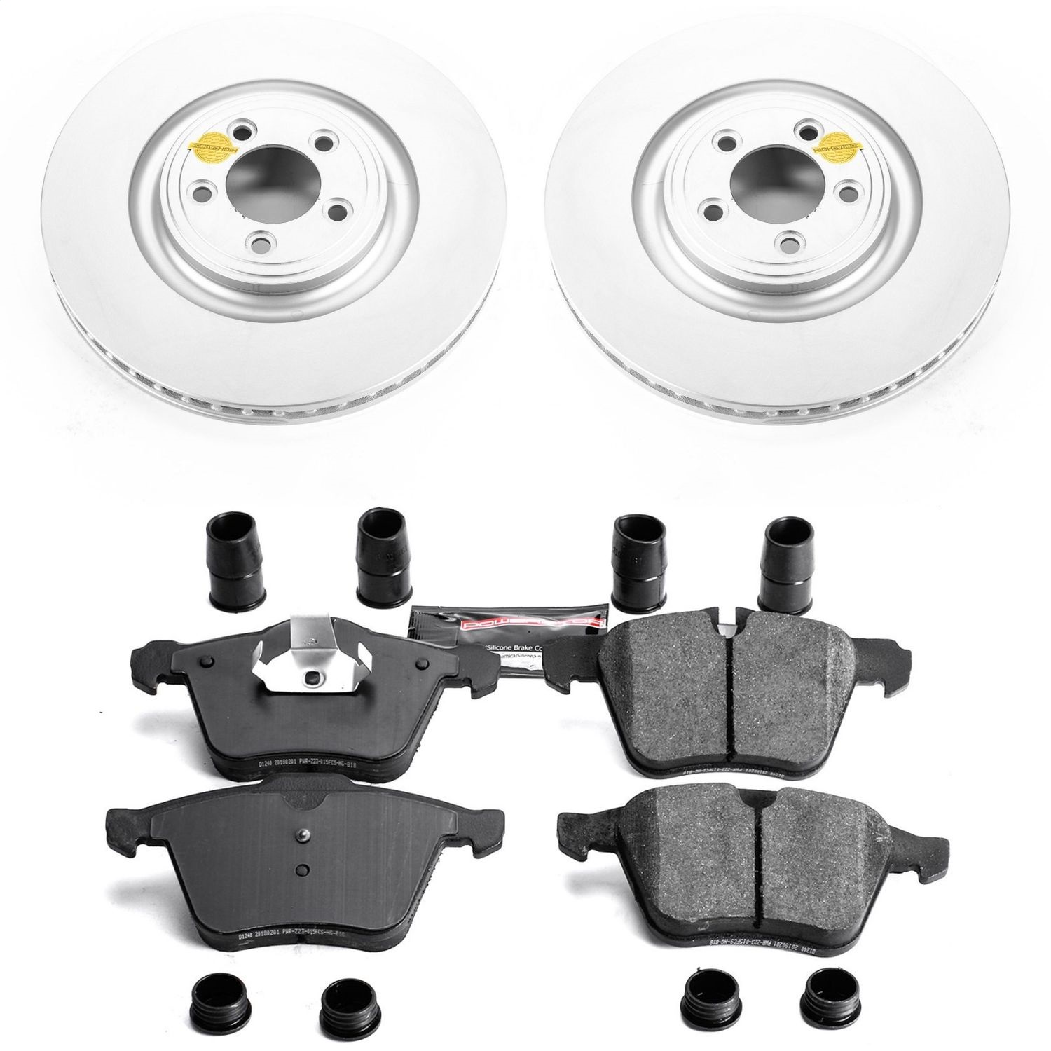 Power Stop - CRK5638 - Front - Disc Brake Pad and Rotor Kit