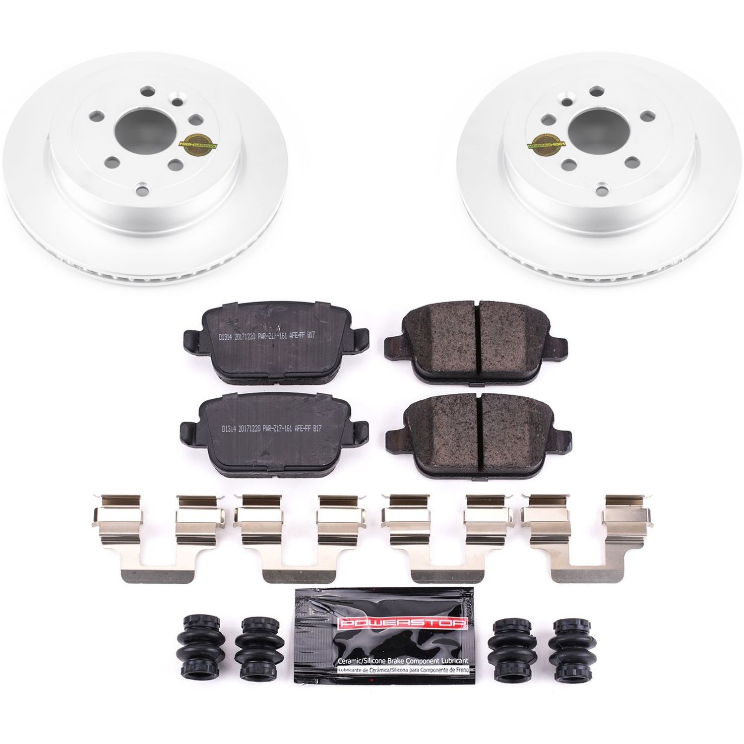 Power Stop - CRK5653 - Rear - Disc Brake Pad and Rotor Kit