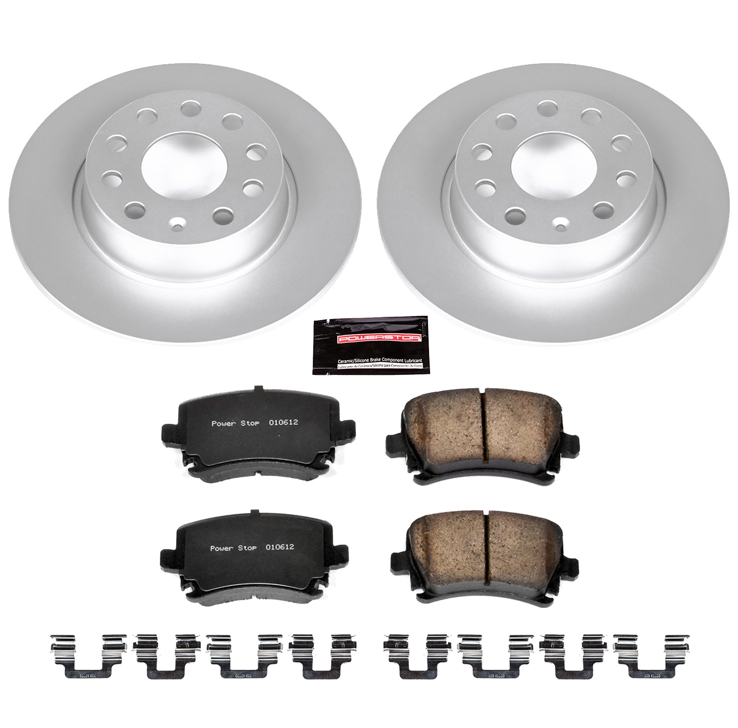 Power Stop - CRK5666 - Rear - Disc Brake Pad and Rotor Kit