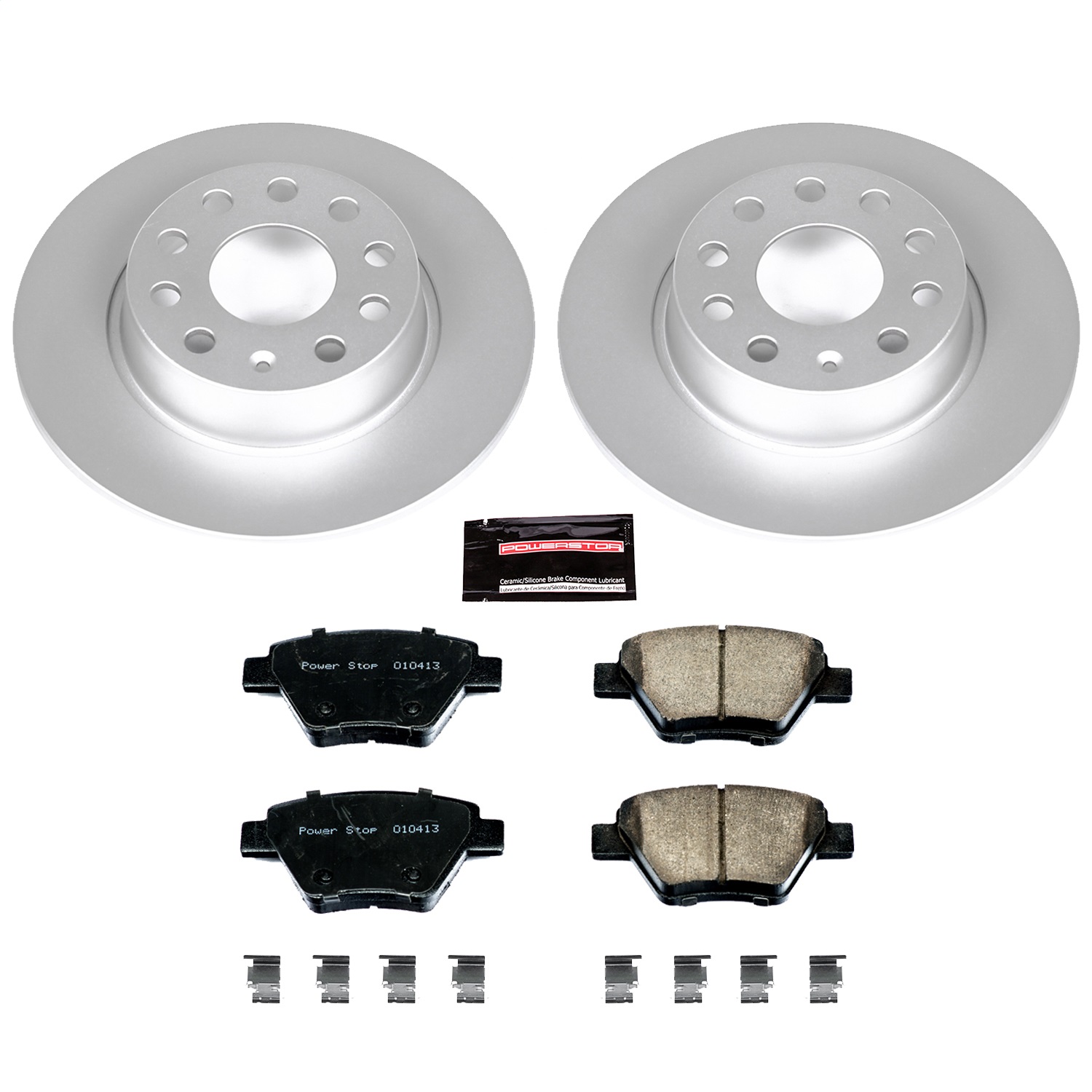 Power Stop - CRK5667 - Rear - Disc Brake Pad and Rotor Kit