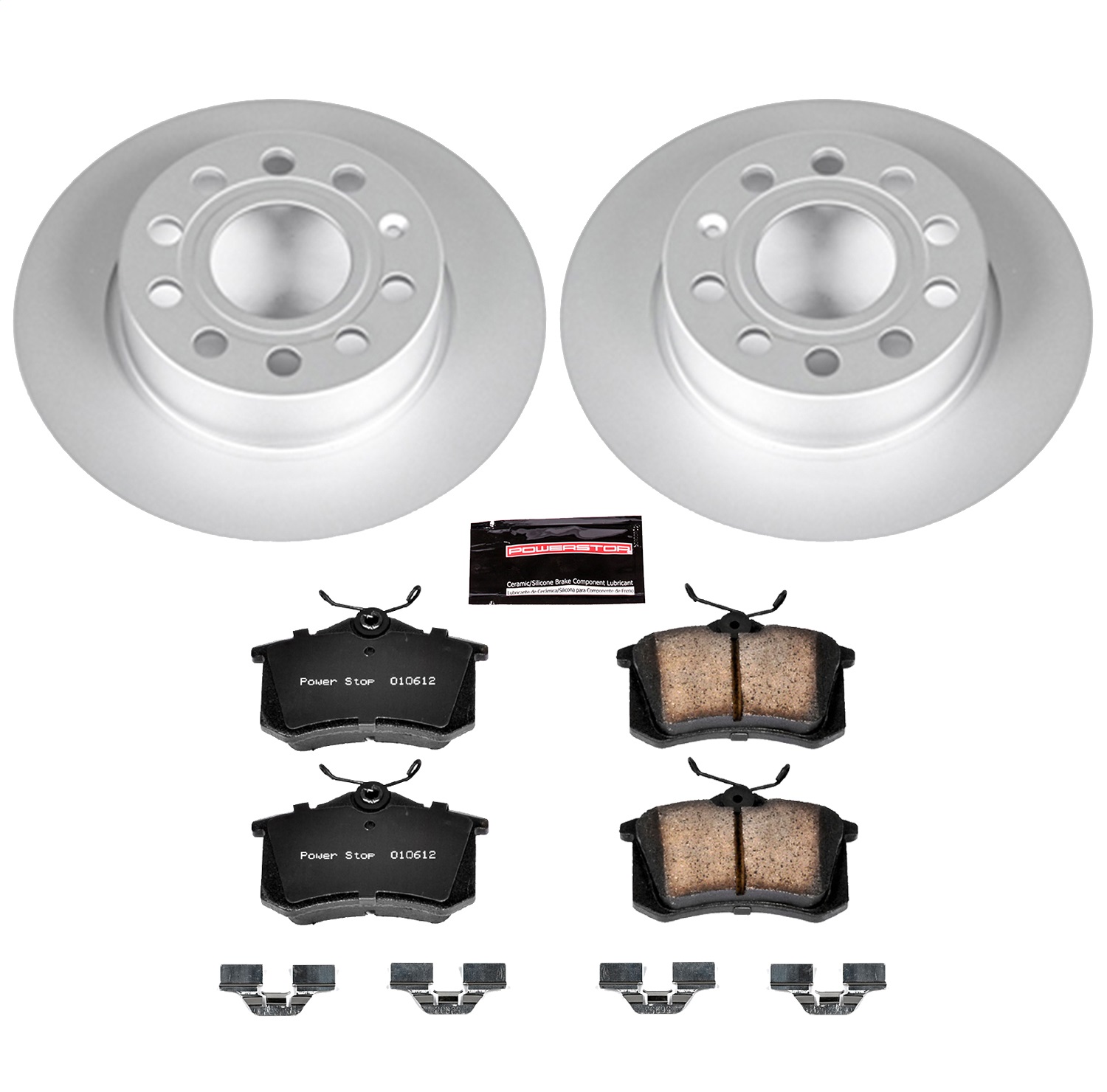 Power Stop - CRK5671 - Rear - Disc Brake Pad and Rotor Kit