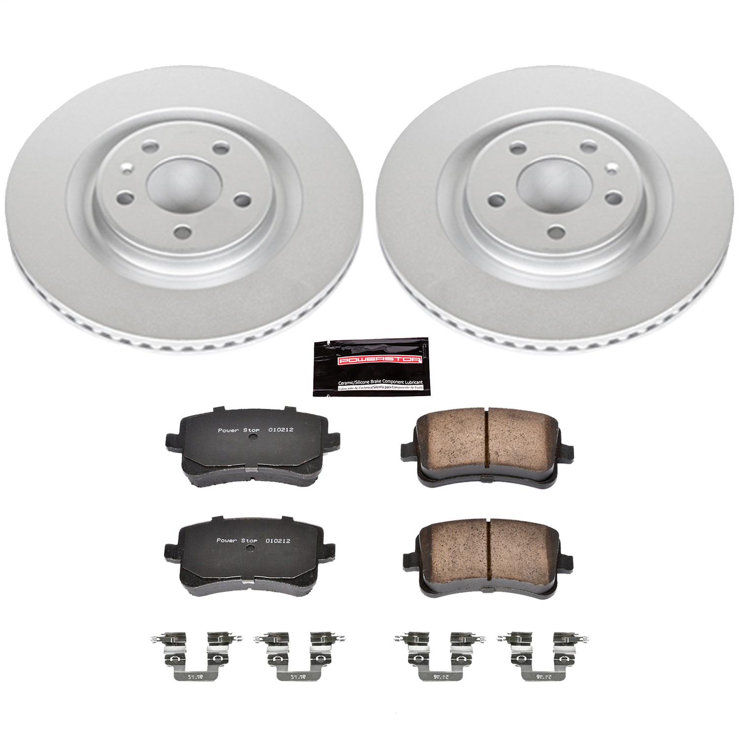 Power Stop - CRK5678 - Rear - Disc Brake Pad and Rotor Kit