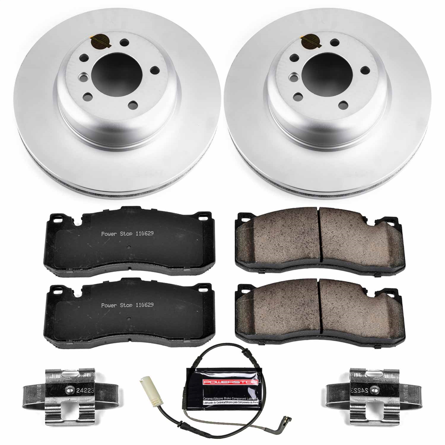 Power Stop - CRK5685 - Front - Disc Brake Pad and Rotor Kit