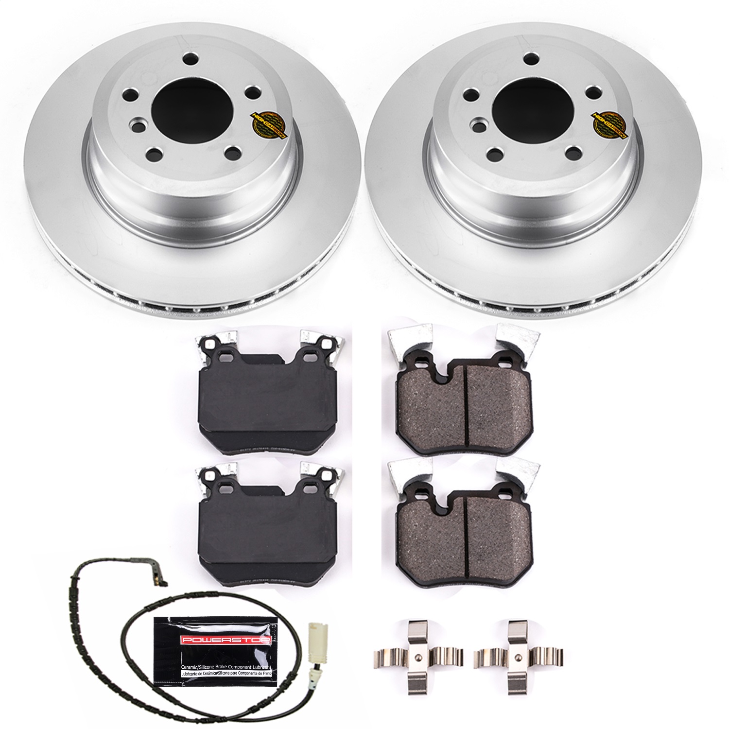Power Stop - CRK5688 - Rear - Disc Brake Pad and Rotor Kit