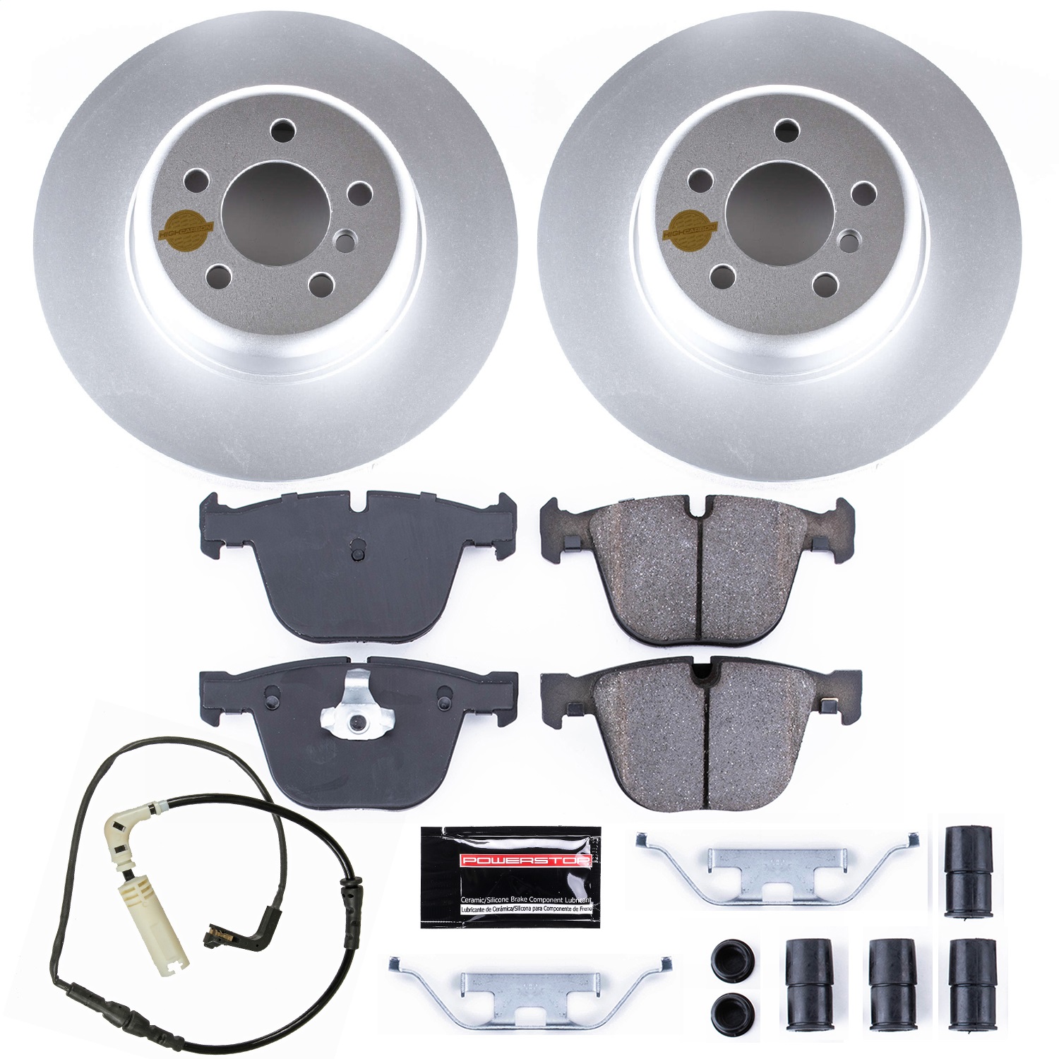 Power Stop - CRK5694 - Rear - Disc Brake Pad and Rotor Kit