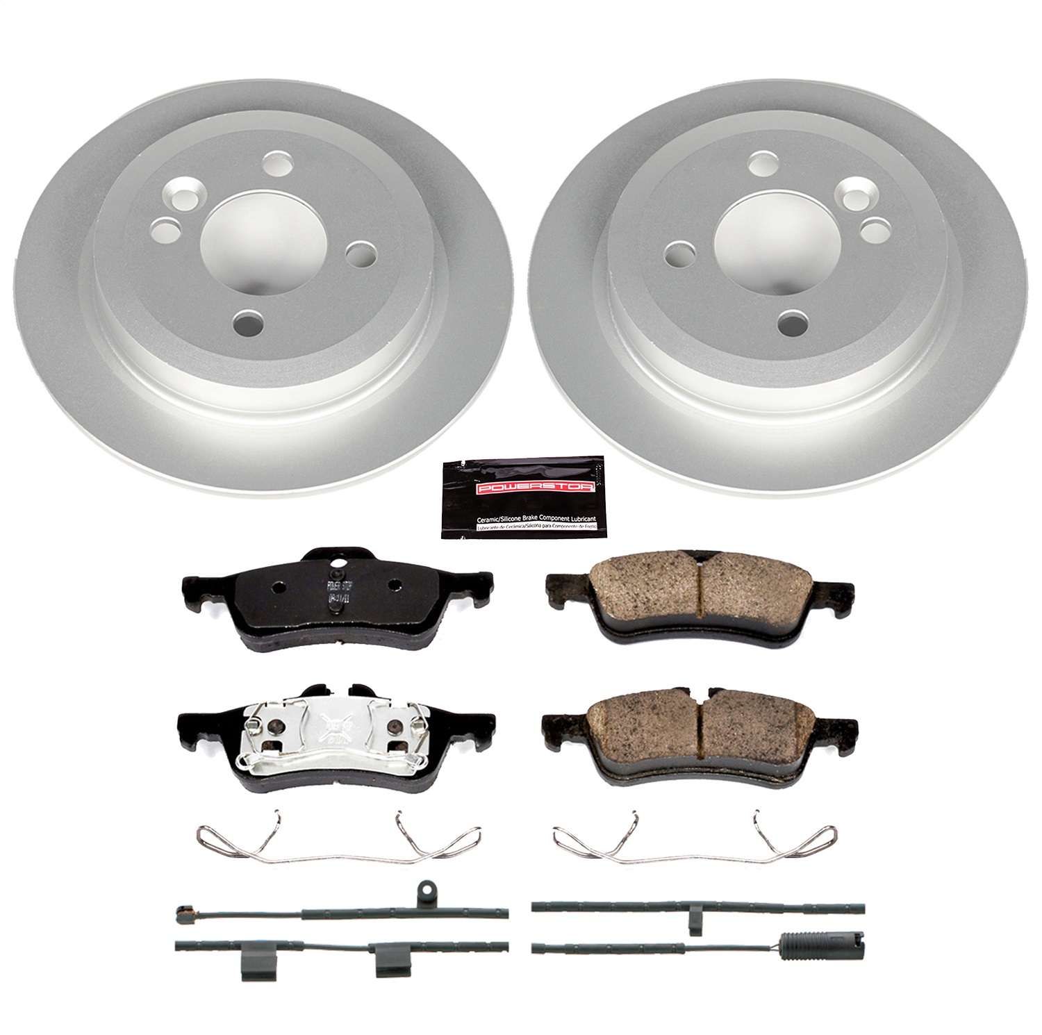 Power Stop - CRK5726 - Rear - Disc Brake Pad and Rotor Kit
