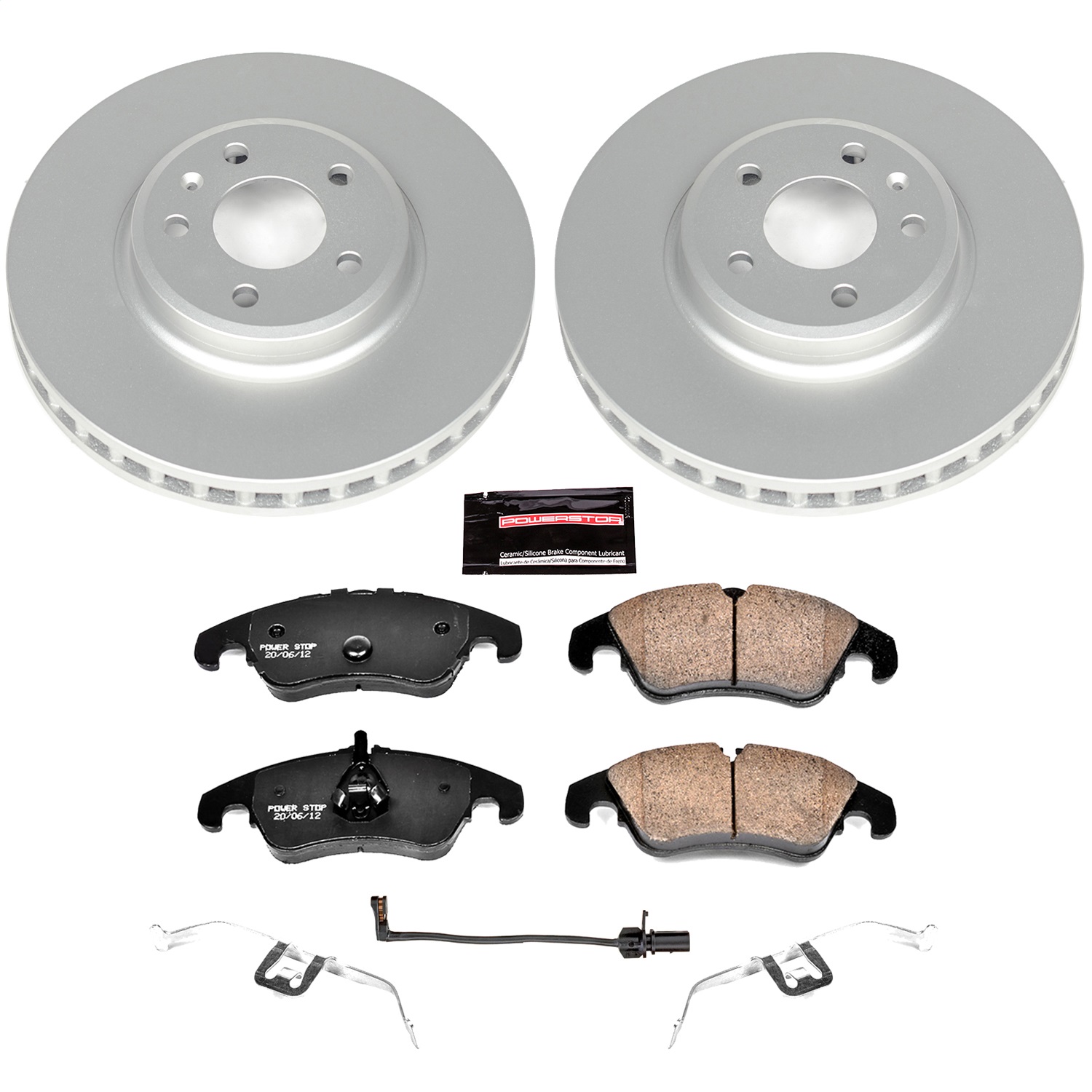 Power Stop - CRK5752 - Front - Disc Brake Pad and Rotor Kit
