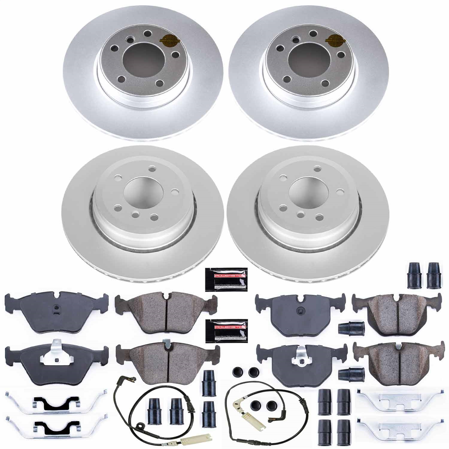 Power Stop - CRK5764 - Front and Rear - Disc Brake Pad and Rotor Kit