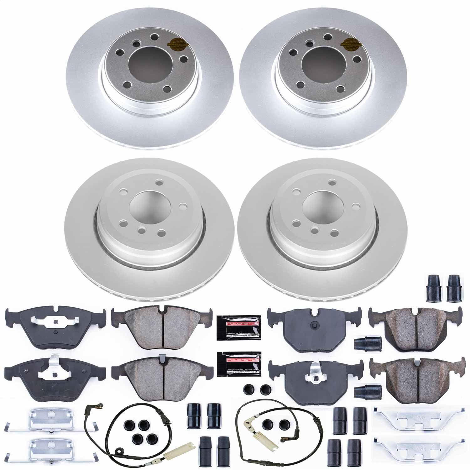 Power Stop - CRK5765 - Front and Rear - Disc Brake Pad and Rotor Kit