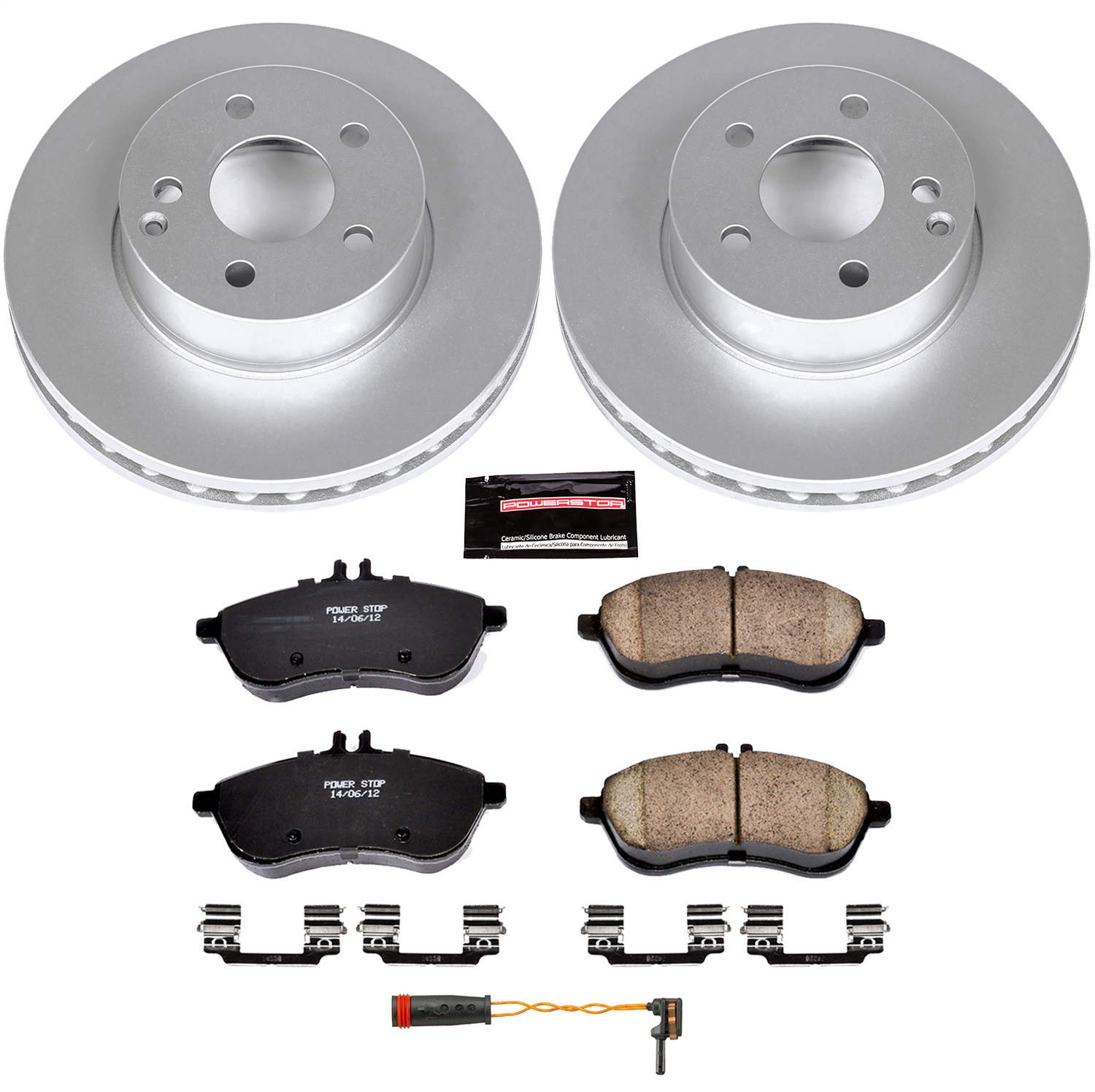 Power Stop - CRK5790 - Front - Disc Brake Pad and Rotor Kit