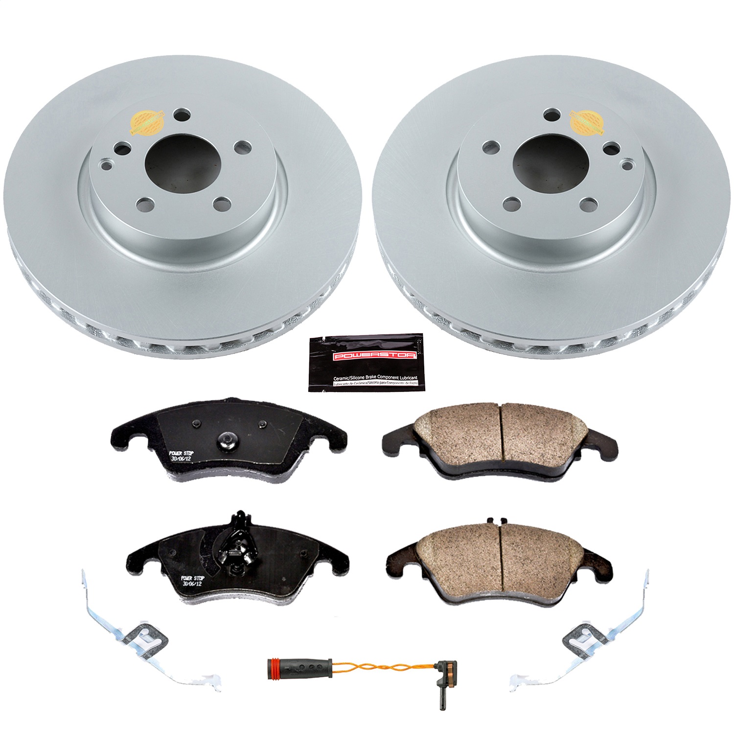 Power Stop - CRK5792 - Front - Disc Brake Pad and Rotor Kit