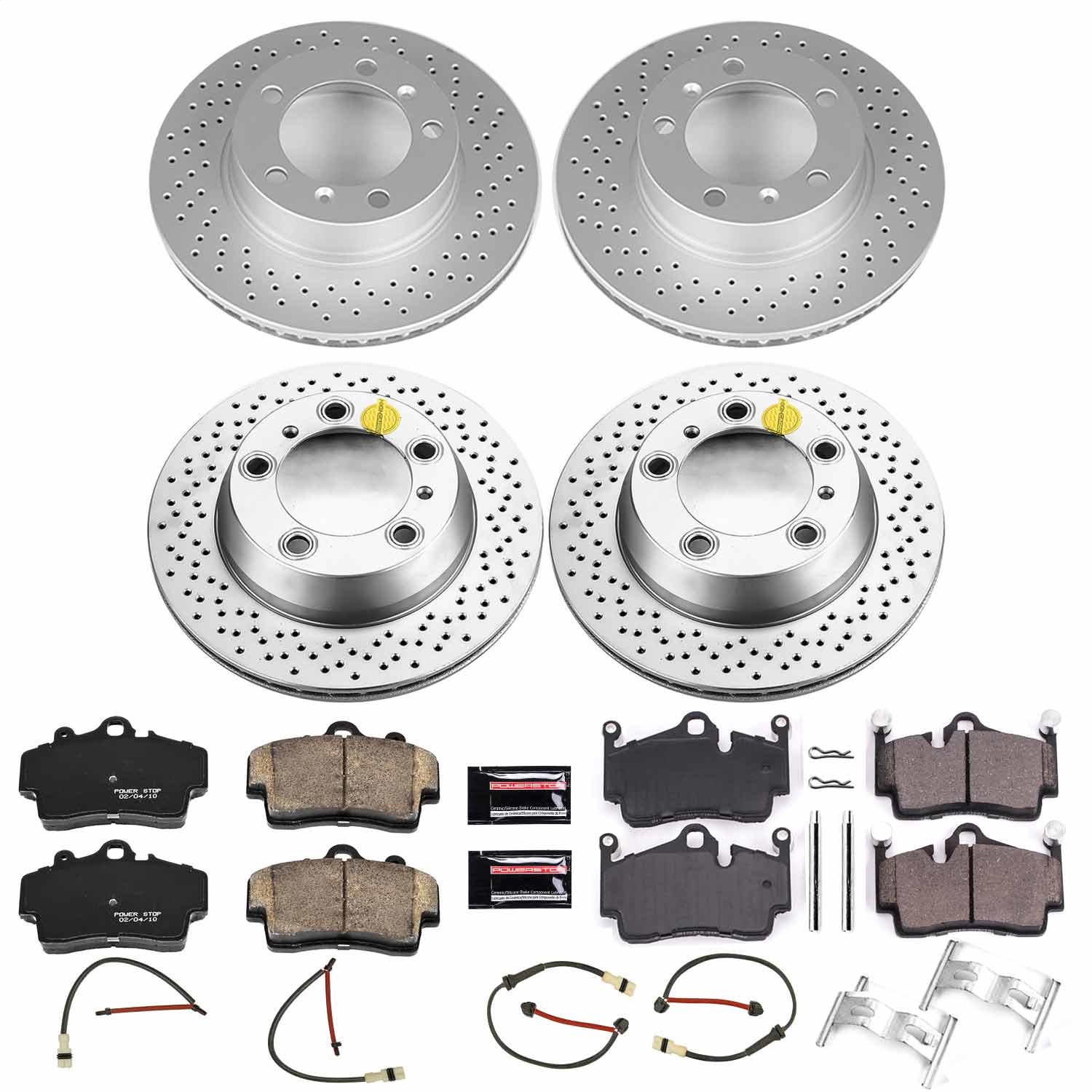 Power Stop - CRK5794 - Front and Rear - Disc Brake Pad and Rotor Kit