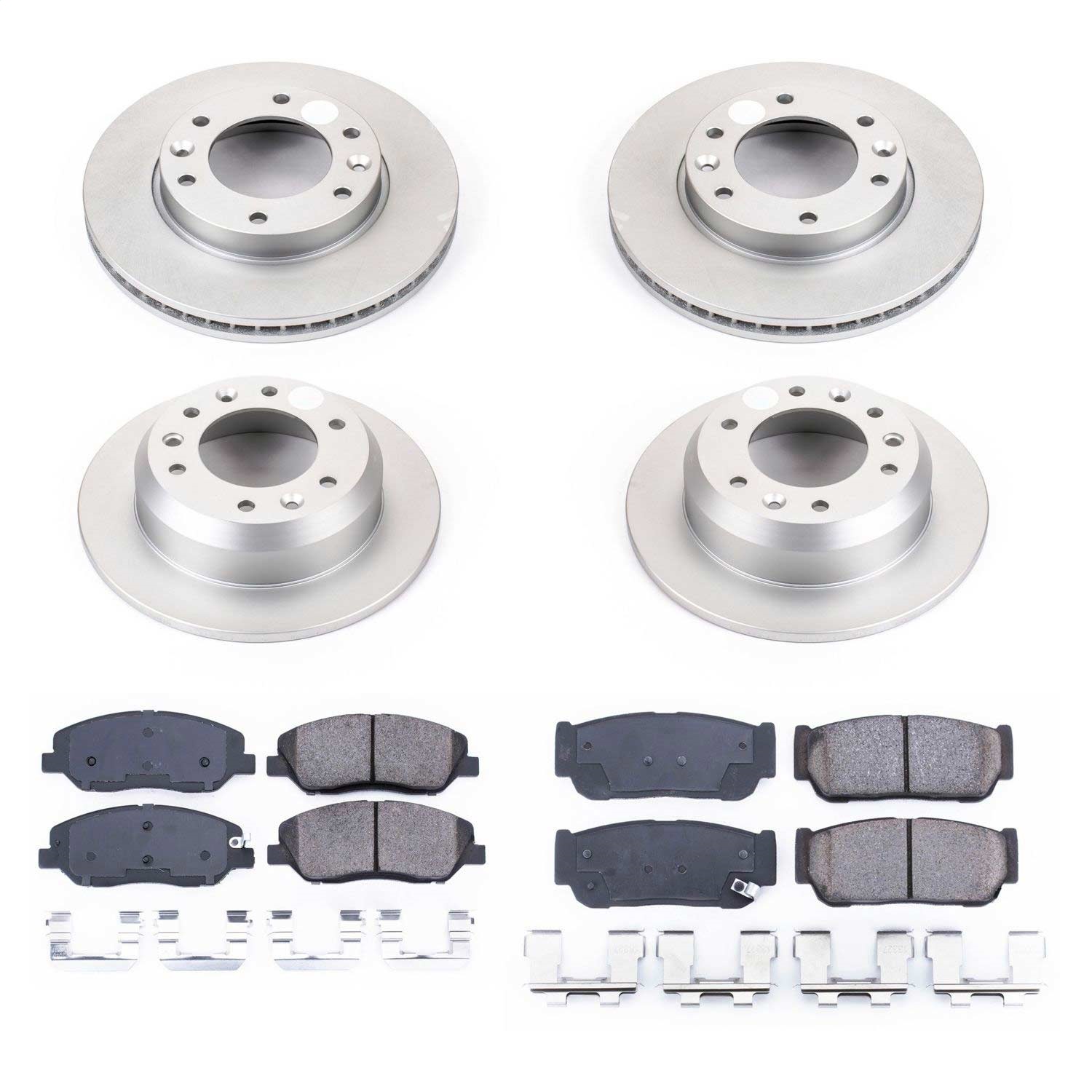 Power Stop - CRK5832 - Front and Rear - Disc Brake Pad and Rotor Kit