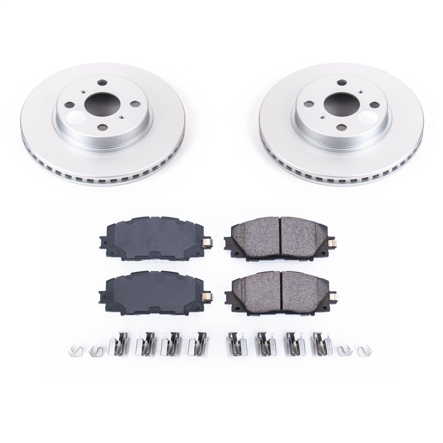 Power Stop - CRK5863 - Front - Disc Brake Pad and Rotor Kit