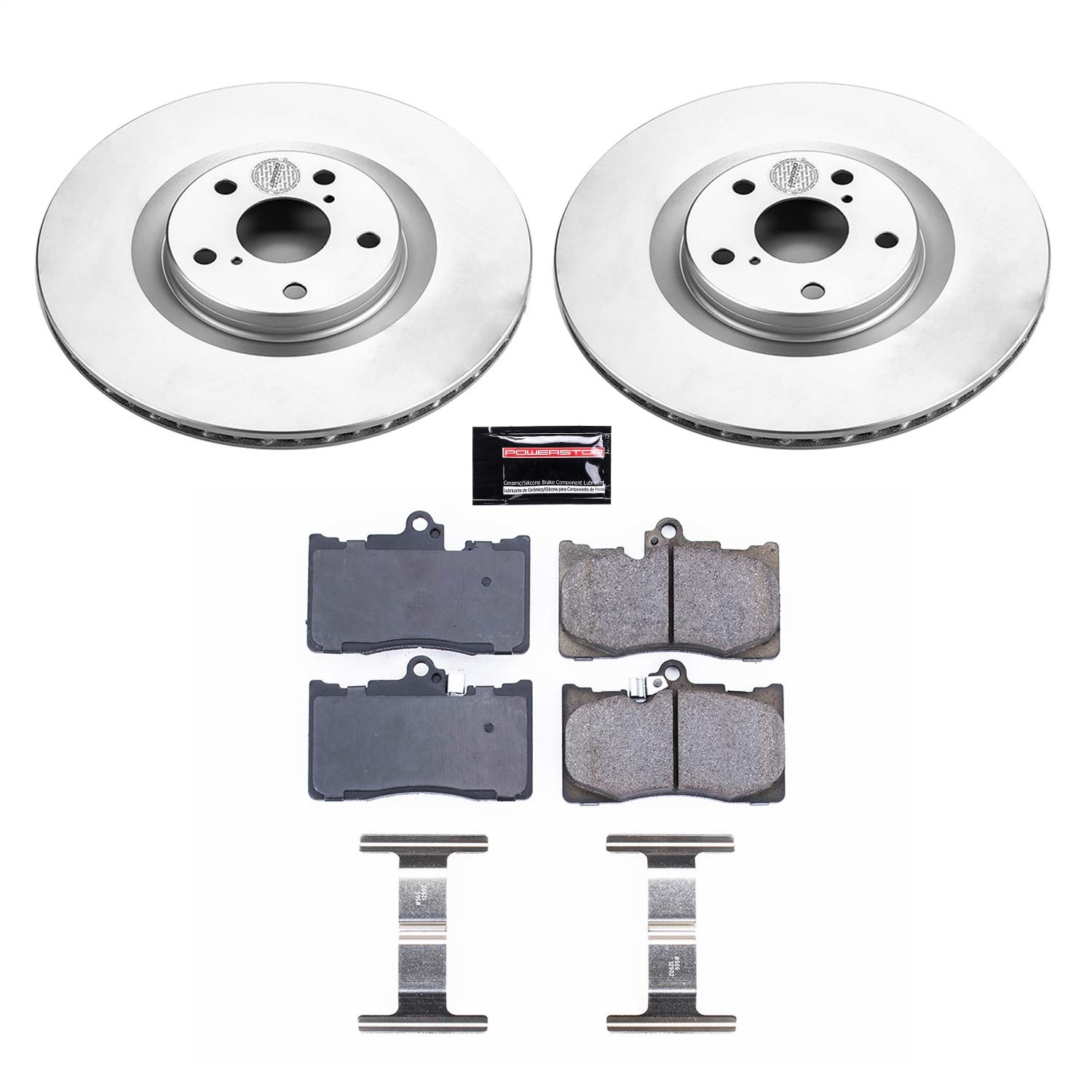 Power Stop - CRK5868 - Front - Disc Brake Pad and Rotor Kit