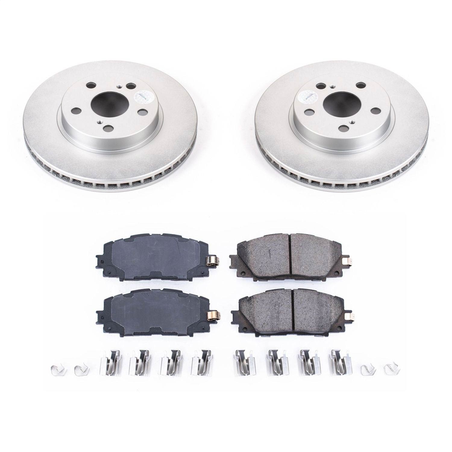 Power Stop - CRK5870 - Front - Disc Brake Pad and Rotor Kit