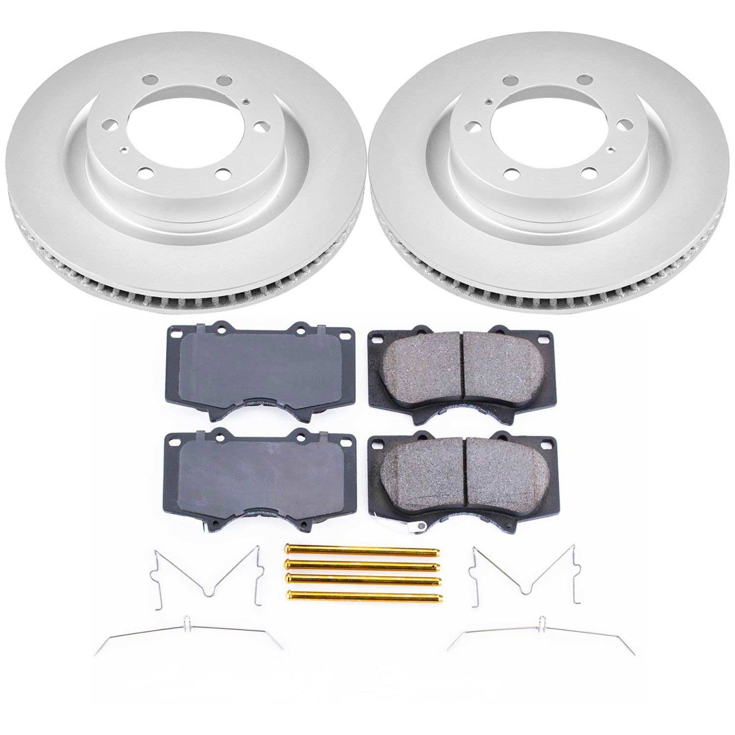 Power Stop - CRK5873 - Front - Disc Brake Pad and Rotor Kit