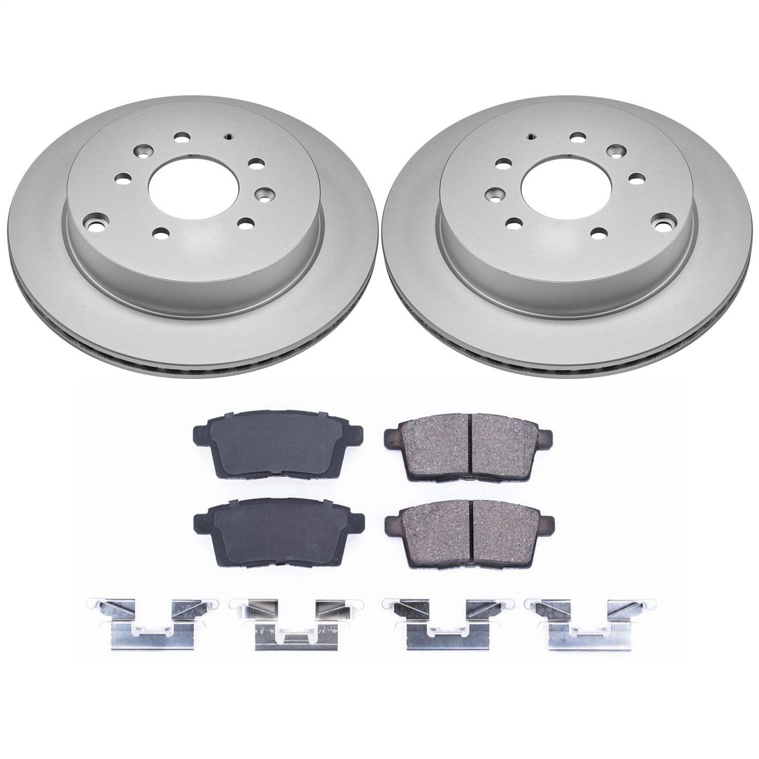 Power Stop - CRK5876 - Rear - Disc Brake Pad and Rotor Kit