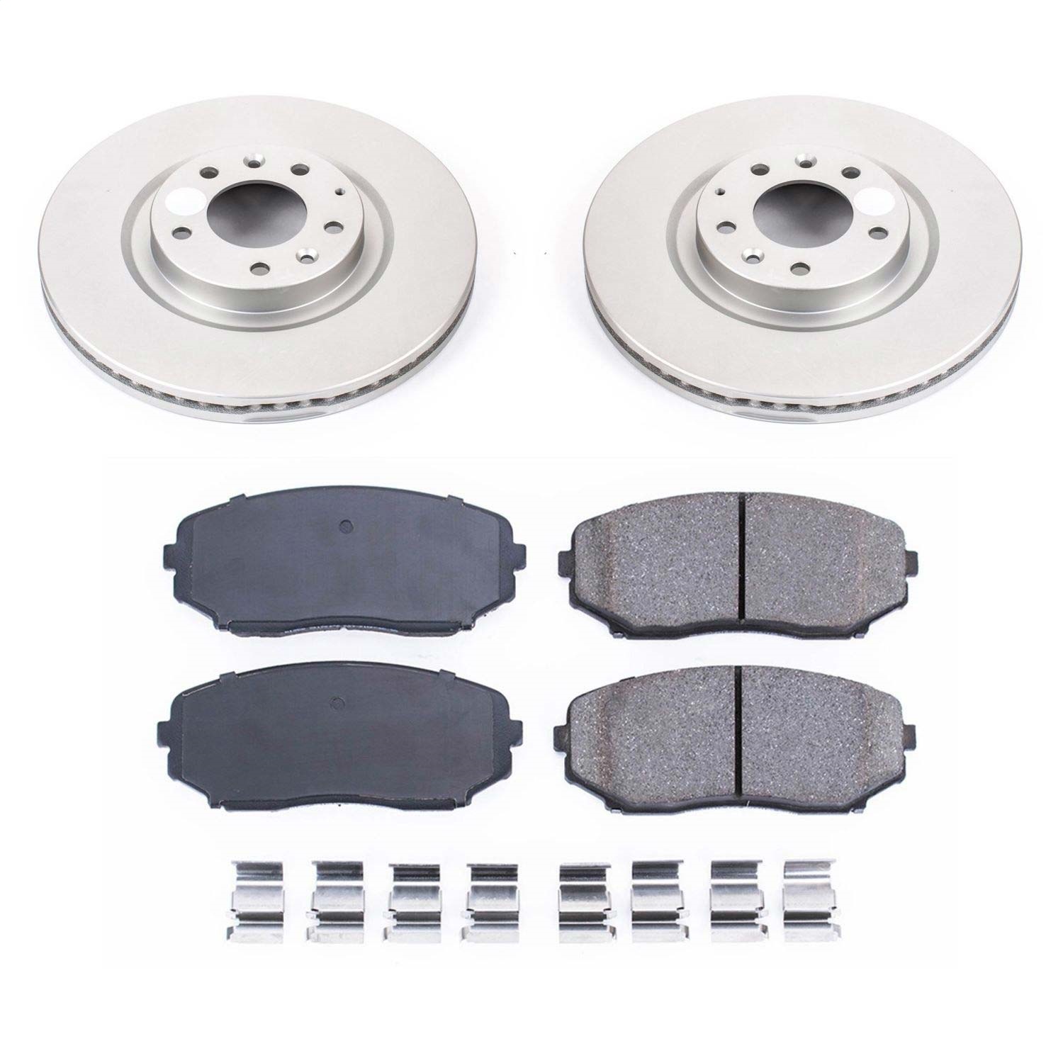 Power Stop - CRK5878 - Front - Disc Brake Pad and Rotor Kit