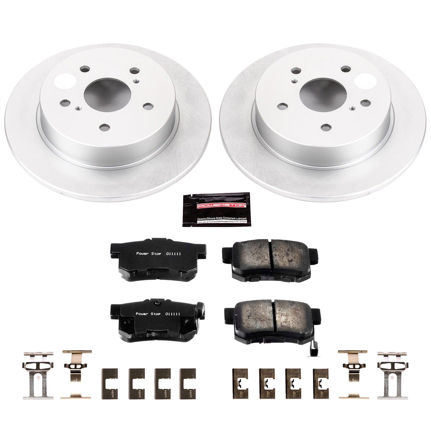Power Stop - CRK5889 - Rear - Disc Brake Pad and Rotor Kit