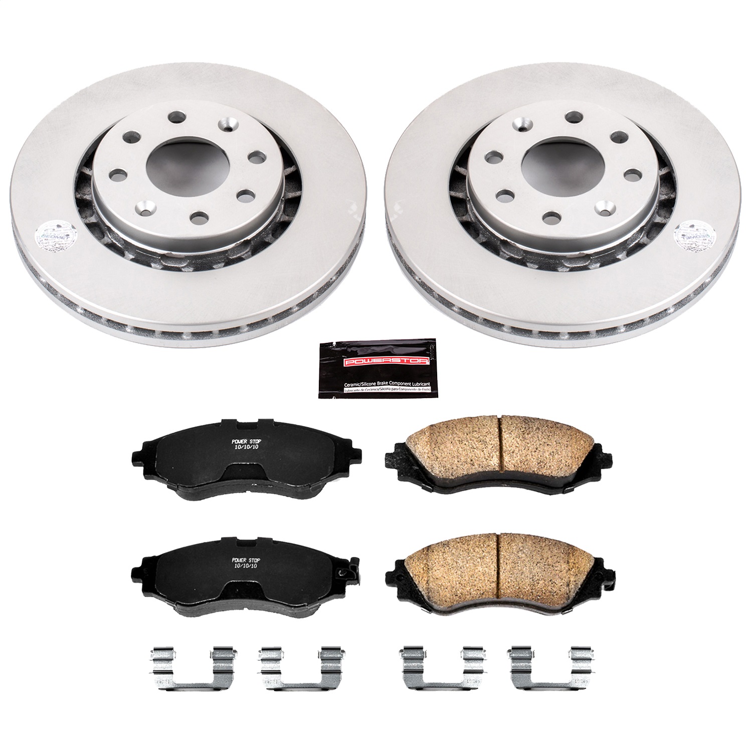 Power Stop - CRK5893 - Front - Disc Brake Pad and Rotor Kit