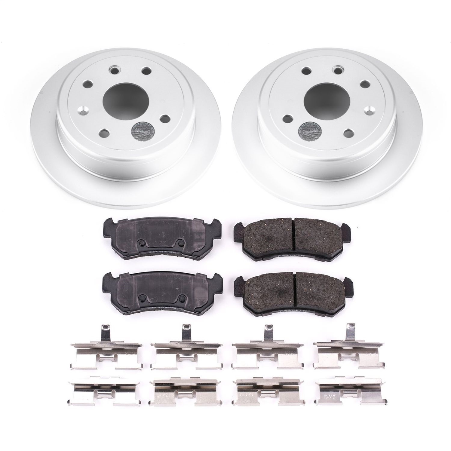 Power Stop - CRK5897 - Rear - Disc Brake Pad and Rotor Kit