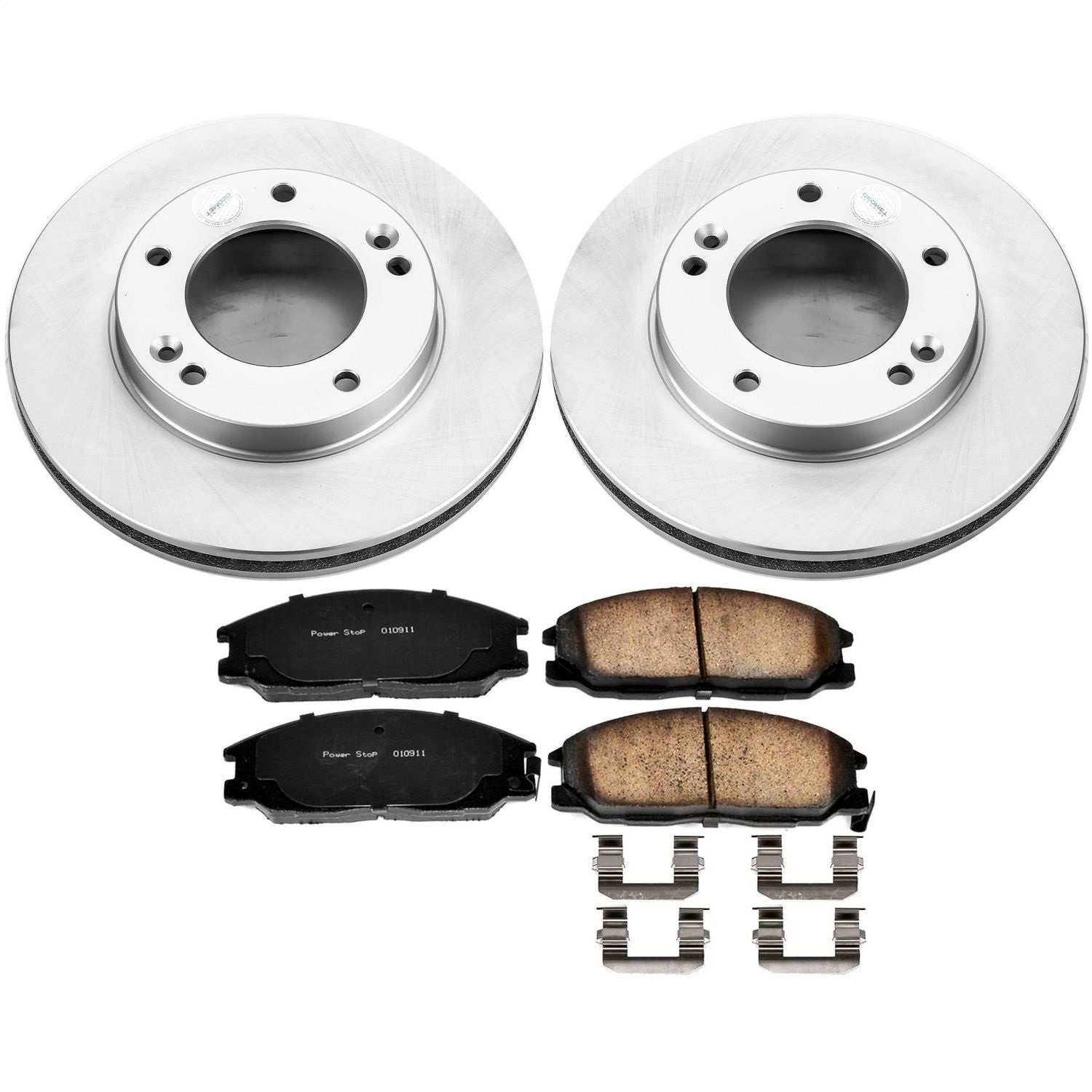 Power Stop - CRK5899 - Front - Disc Brake Pad and Rotor Kit