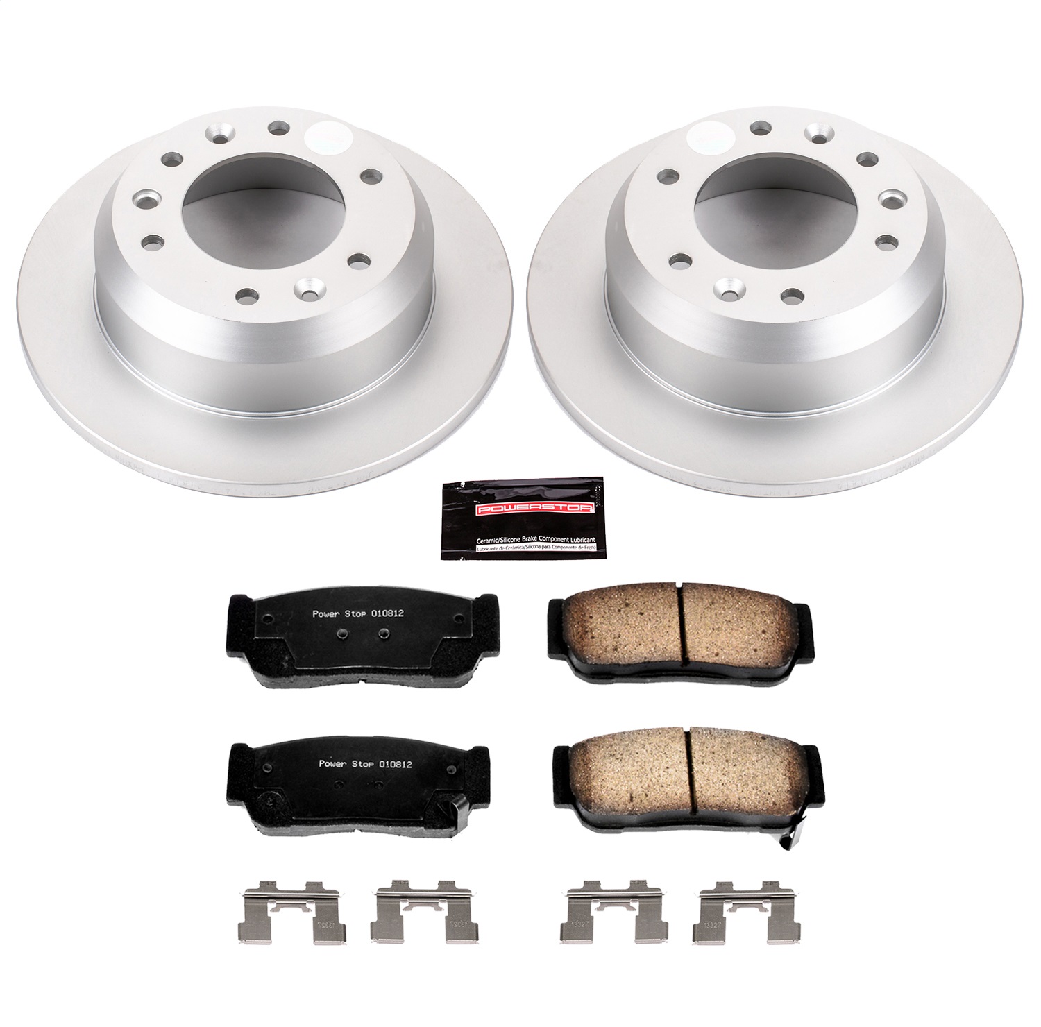 Power Stop - CRK5907 - Rear - Disc Brake Pad and Rotor Kit
