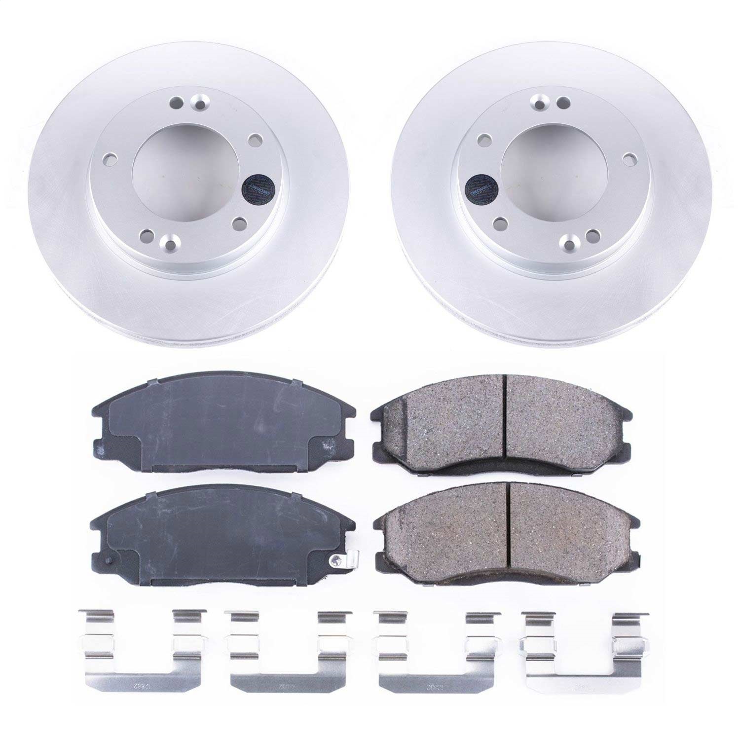 Power Stop - CRK5908 - Front - Disc Brake Pad and Rotor Kit