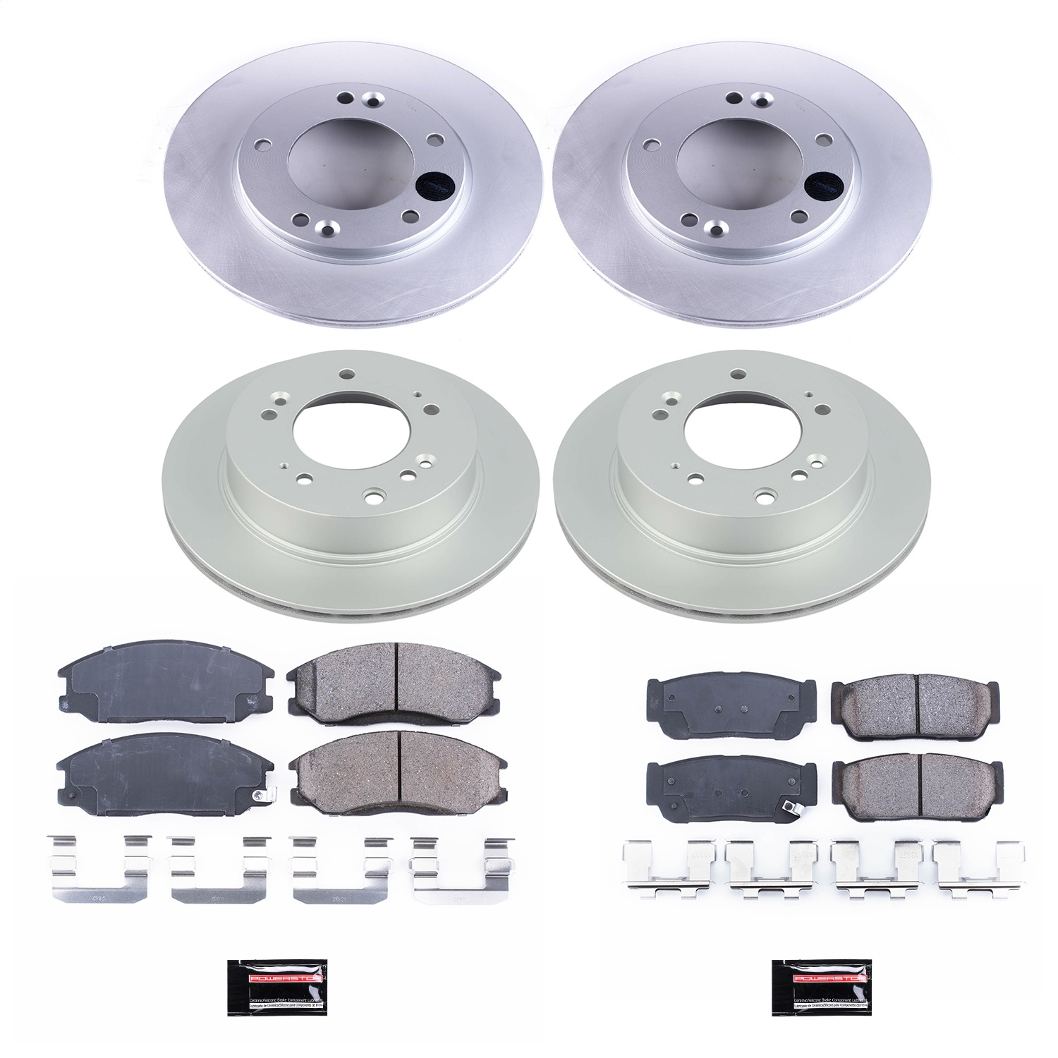 Power Stop - CRK5909 - Front and Rear - Disc Brake Pad and Rotor Kit