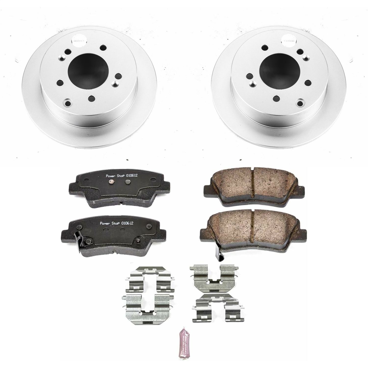 Power Stop - CRK5916 - Rear - Disc Brake Pad and Rotor Kit