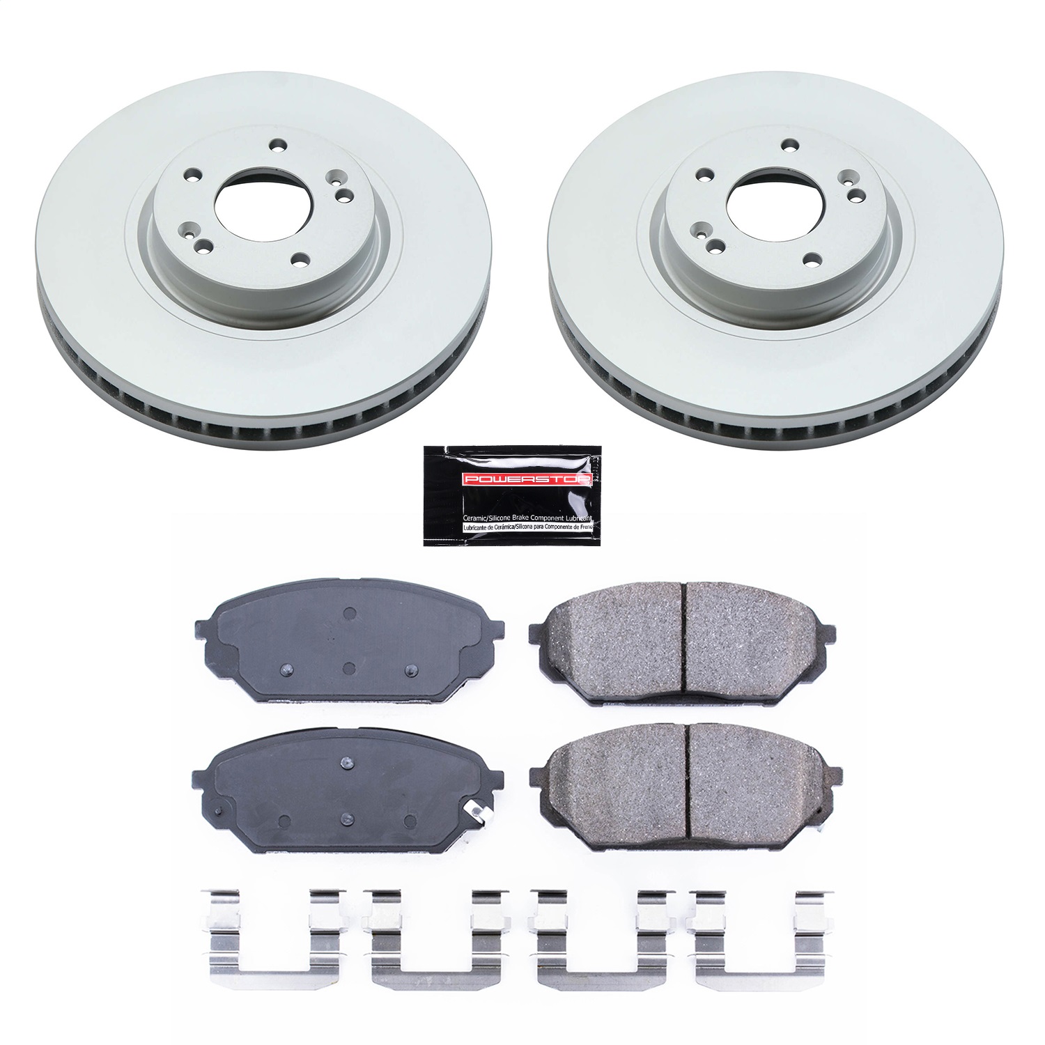 Power Stop - CRK5918 - Front - Disc Brake Pad and Rotor Kit